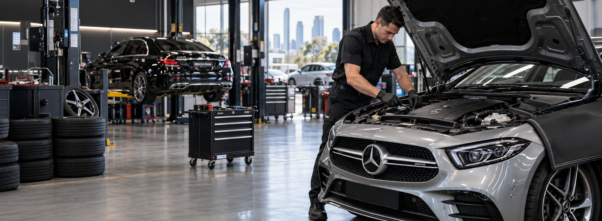 banne mercedes
